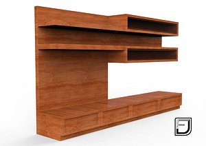 3d tv stand 7 model