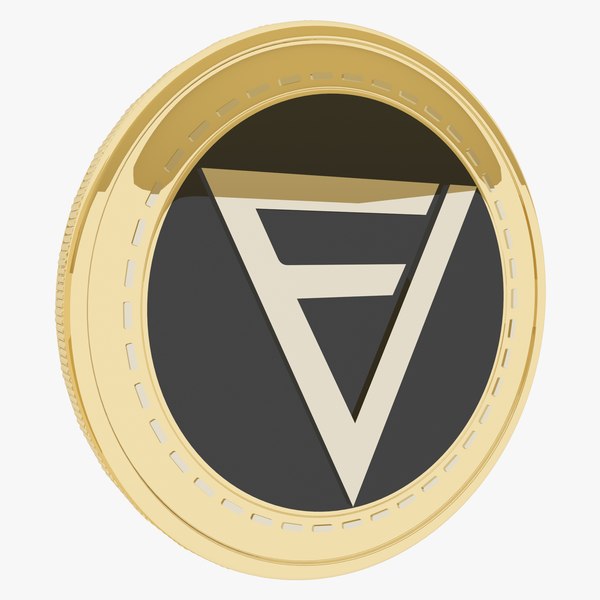 FNB Protocol Cryptocurrency Gold Coin 3D model