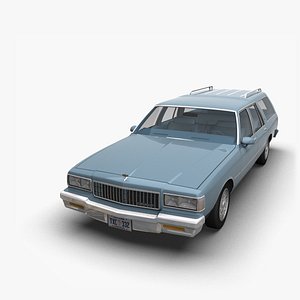 1987 Chevy Caprice Wagon 3D model