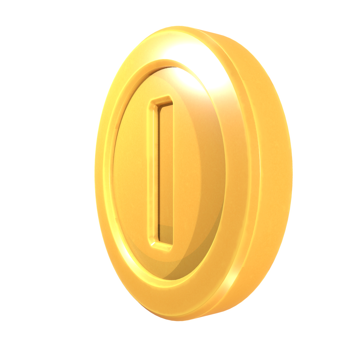 3D model Gold Coin Super Mario Animated - TurboSquid 1855293