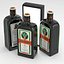 bottle alcohol jagermeister 3D
