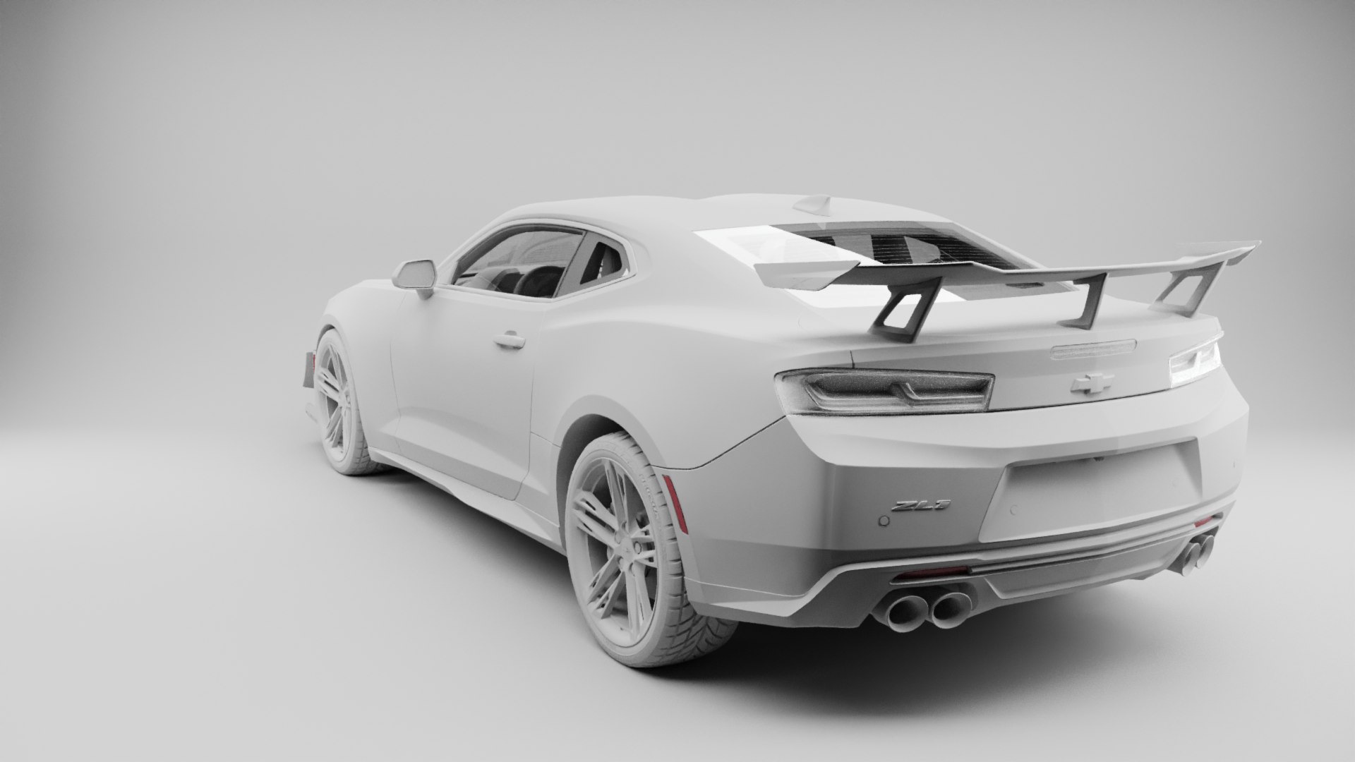 2018 CHEVROLET CAMARO ZL1 1LE 3D Model - TurboSquid 2207348