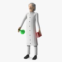 Low Poly Scientist