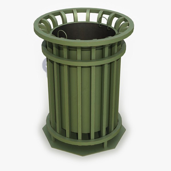 Trash Bin 4 3D Model 3D