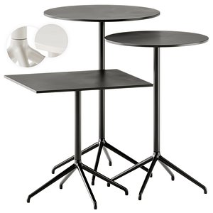 3D Muuto Still Cafe Table Set Clean lines