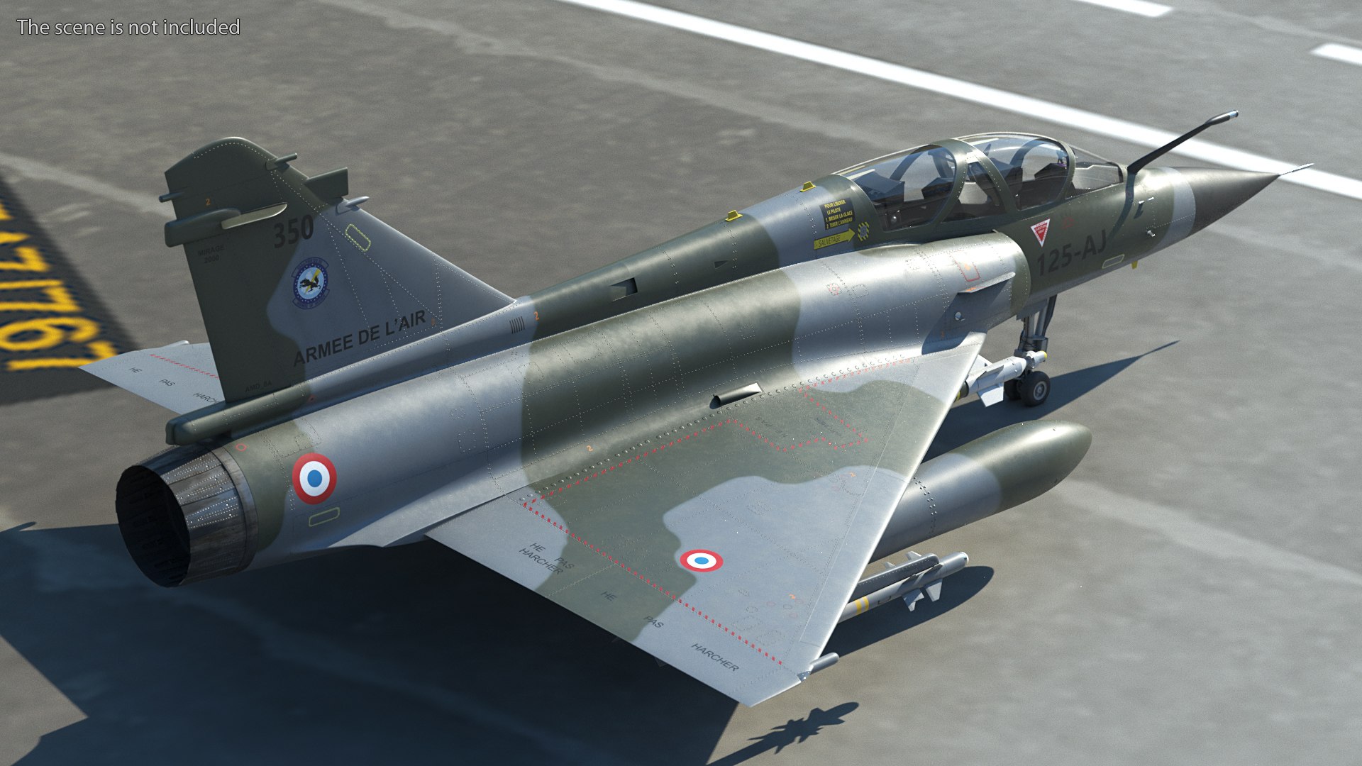 3D Dassault Mirage 2000N Tactical Bomber Camouflage with Armament Rigged for Cinema 4D https://p.turbosquid.com/ts-thumb/yx/NOw6UL/IR/dassaultmirage2000ntacticalbombercamouflagewitharmamentriggedforcinema4d3dsmodel006/jpg/1680431374/1920x1080/fit_q87/1e446574d6a913dbaa9f9fe809546356d6a9291d/dassaultmirage2000ntacticalbombercamouflagewitharmamentriggedforcinema4d3dsmodel006.jpg