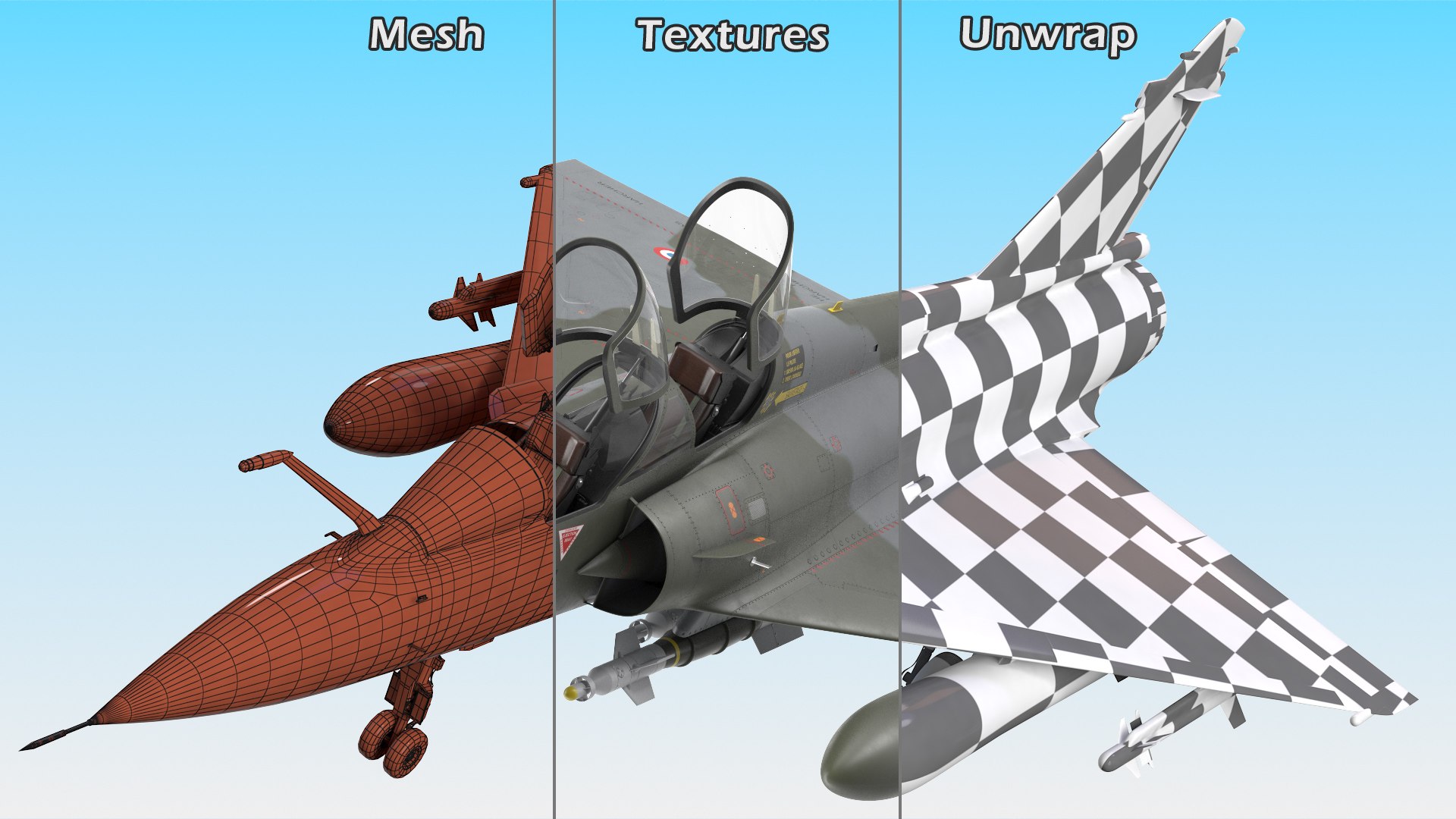 3D Dassault Mirage 2000N Tactical Bomber Camouflage with Armament Rigged for Cinema 4D https://p.turbosquid.com/ts-thumb/yx/NOw6UL/NL/dassaultmirage2000ntacticalbombercamouflagewitharmamentriggedforcinema4d3dsmodel027/jpg/1680431439/1920x1080/fit_q87/7654a3b596cedca8780e4fdd7baf6a4a91b16bea/dassaultmirage2000ntacticalbombercamouflagewitharmamentriggedforcinema4d3dsmodel027.jpg