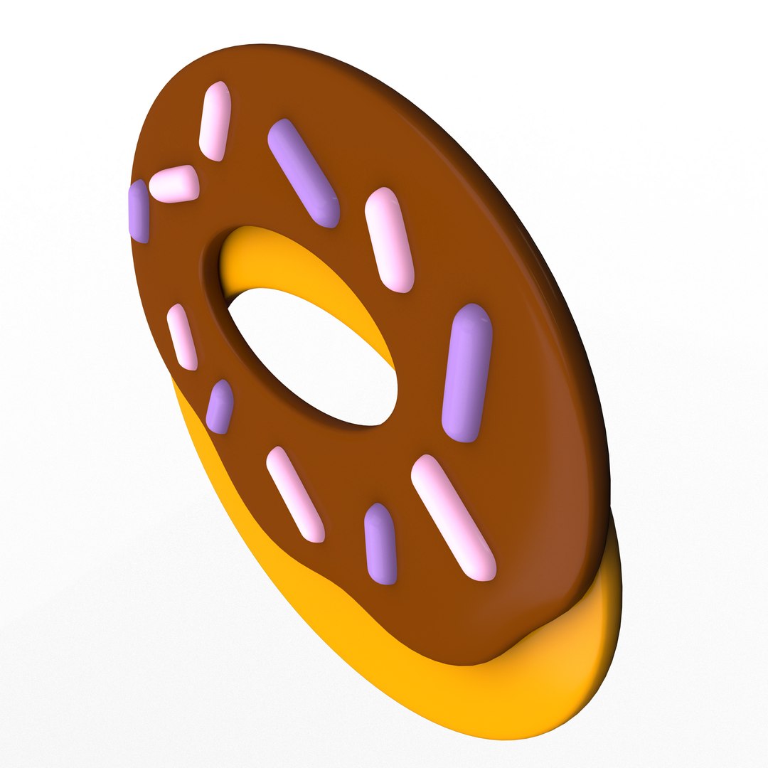 Doughnut Emoji 3D - TurboSquid 2124858