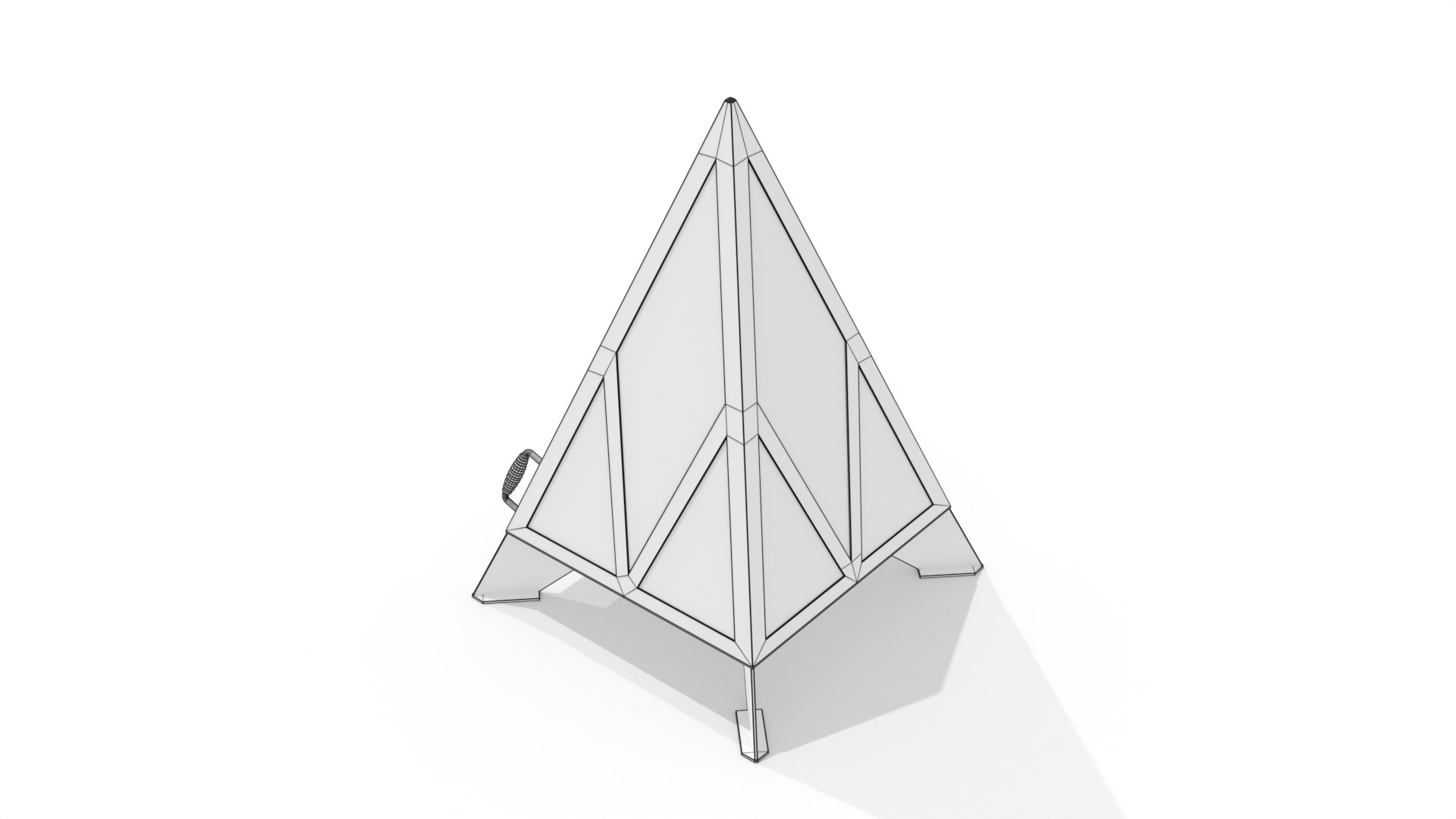 Fire Pit - Pyramid 3D Model - TurboSquid 2214447