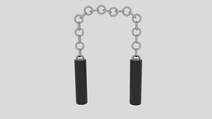 chain baton 3d model