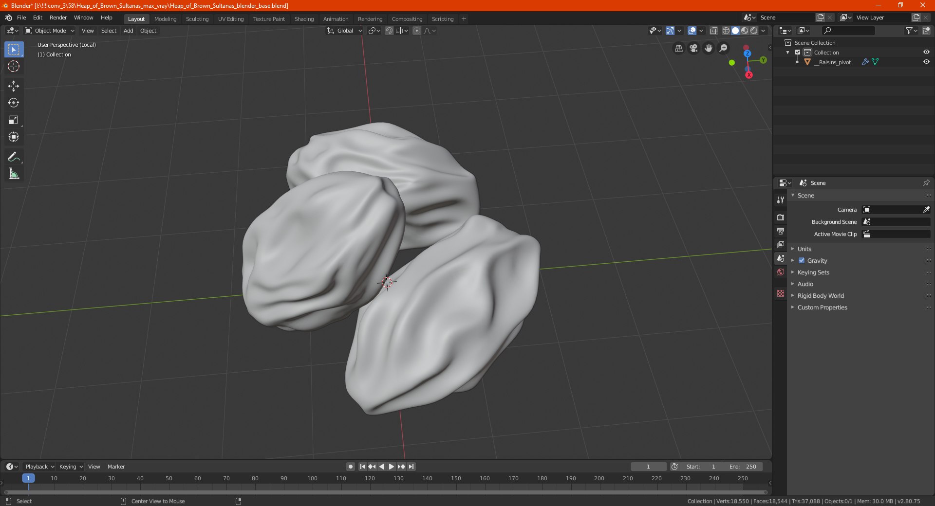 Pile of Mixed Raisins 3D https://p.turbosquid.com/ts-thumb/yx/TR8WFX/2Q/pileofmixedraisinsc4dmodel019/jpg/1630522494/1920x1080/fit_q87/5576675c70490eaf97176e81983b9ec4017f8992/pileofmixedraisinsc4dmodel019.jpg