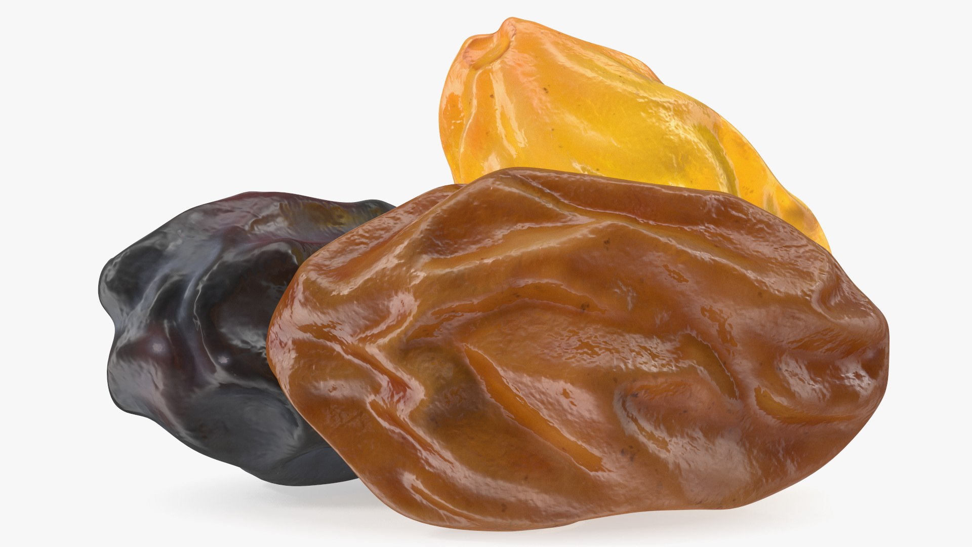 Pile Of Mixed Raisins 3D - TurboSquid 1782104