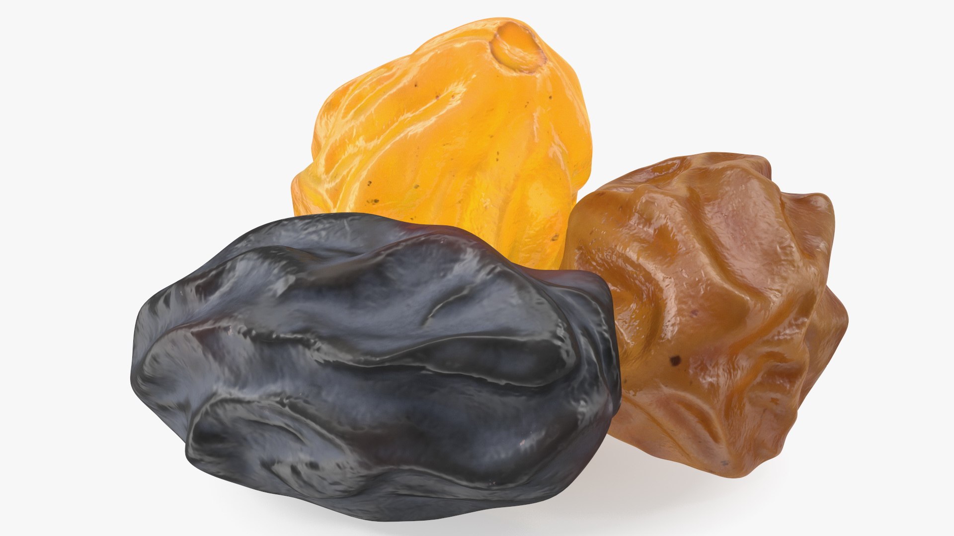 Pile Of Mixed Raisins 3D - TurboSquid 1782104