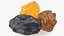 Pile of Mixed Raisins