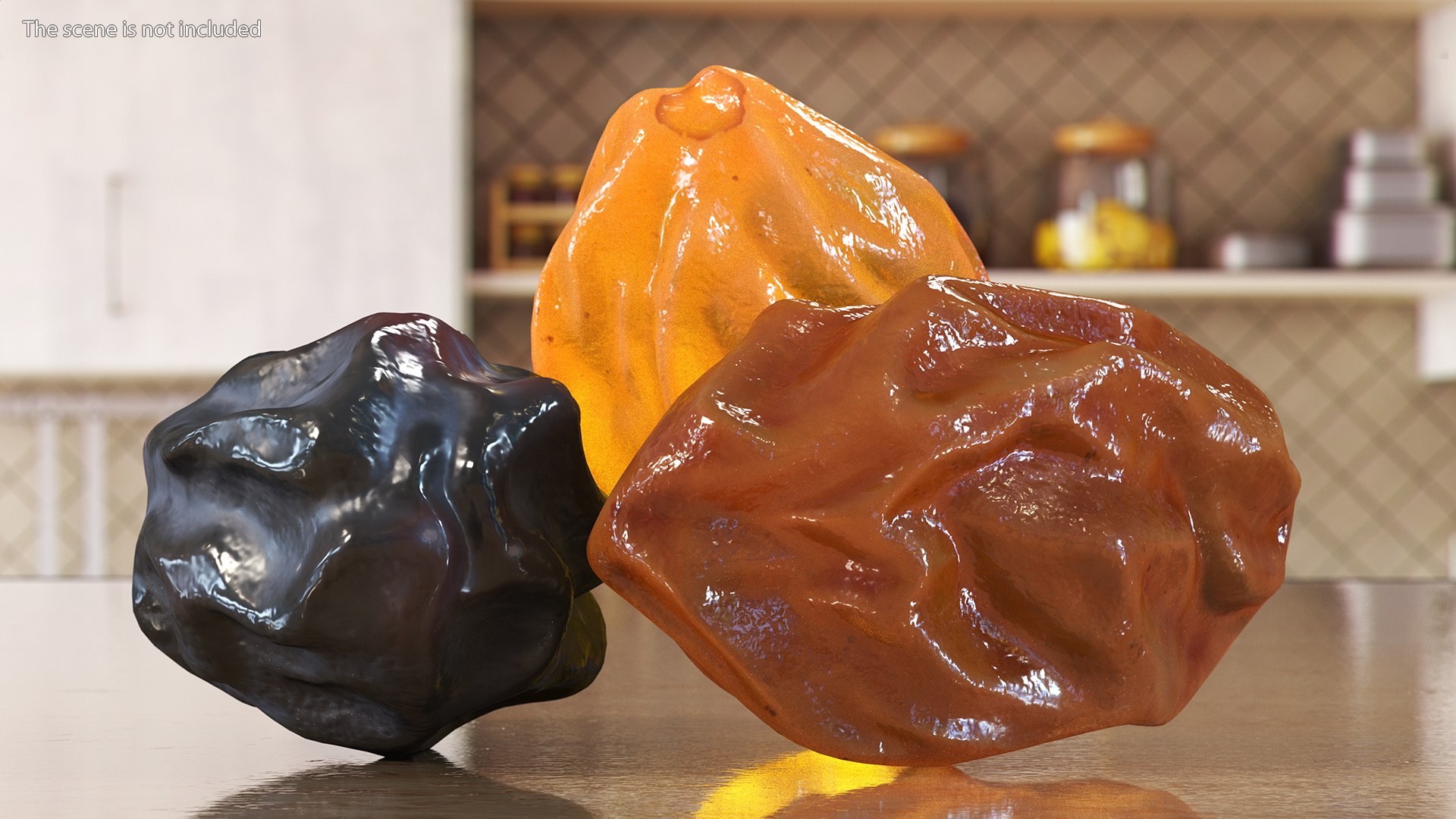 Pile Of Mixed Raisins 3D - TurboSquid 1782104