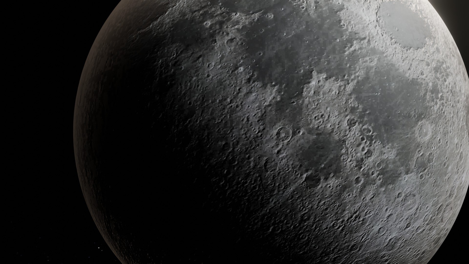 Photorealistic moon 8k planet model - TurboSquid 1634043