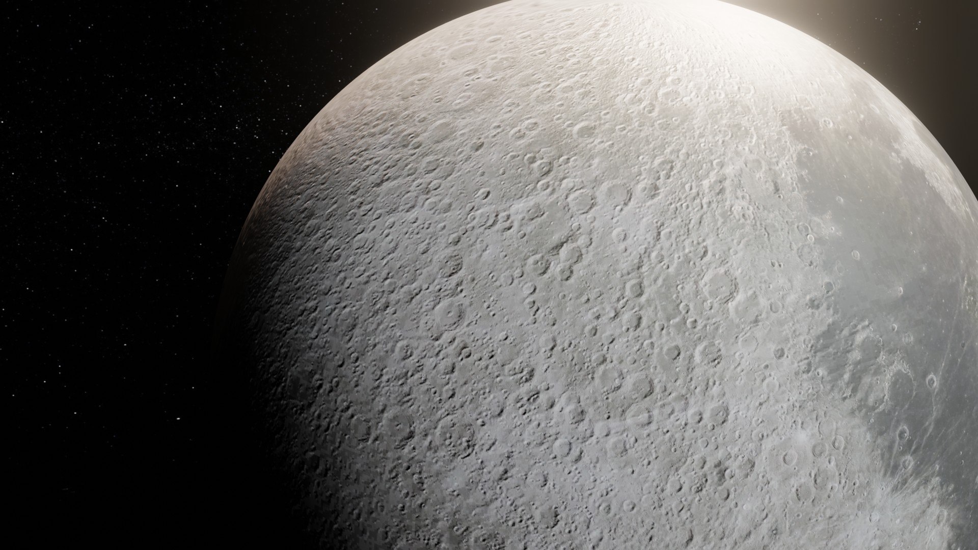 Photorealistic moon 8k planet model - TurboSquid 1634043