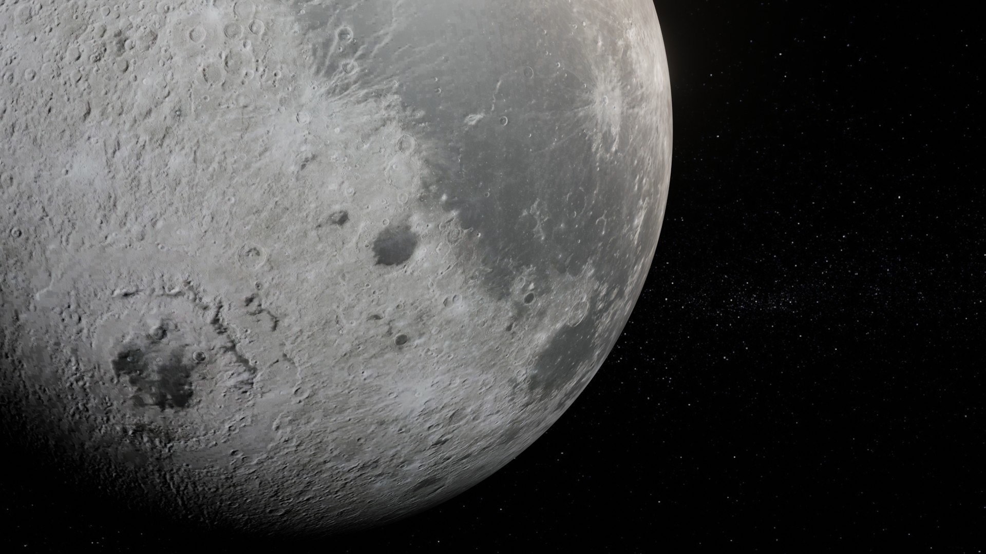 Photorealistic moon 8k planet model - TurboSquid 1634043