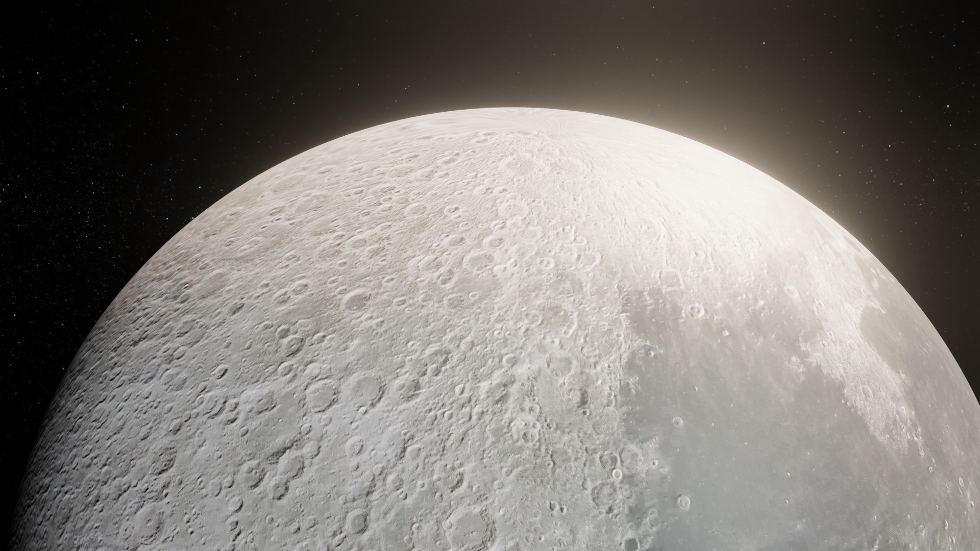 Photorealistic moon 8k planet model - TurboSquid 1634043