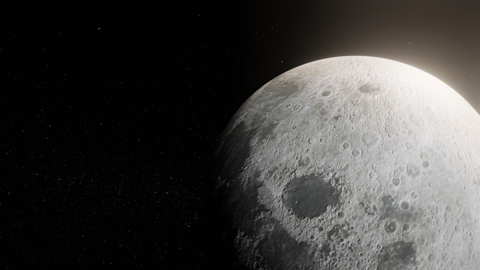 Photorealistic moon 8k planet model - TurboSquid 1634043