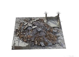 rubble junk pile 3d fbx