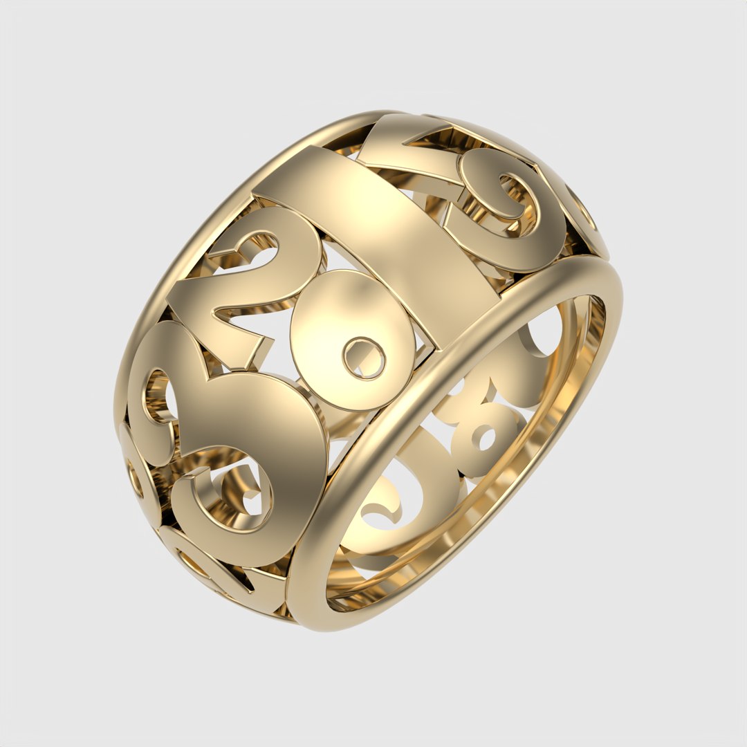 3D Model Numerical Harmony Ring JDBCo - TurboSquid 2341431