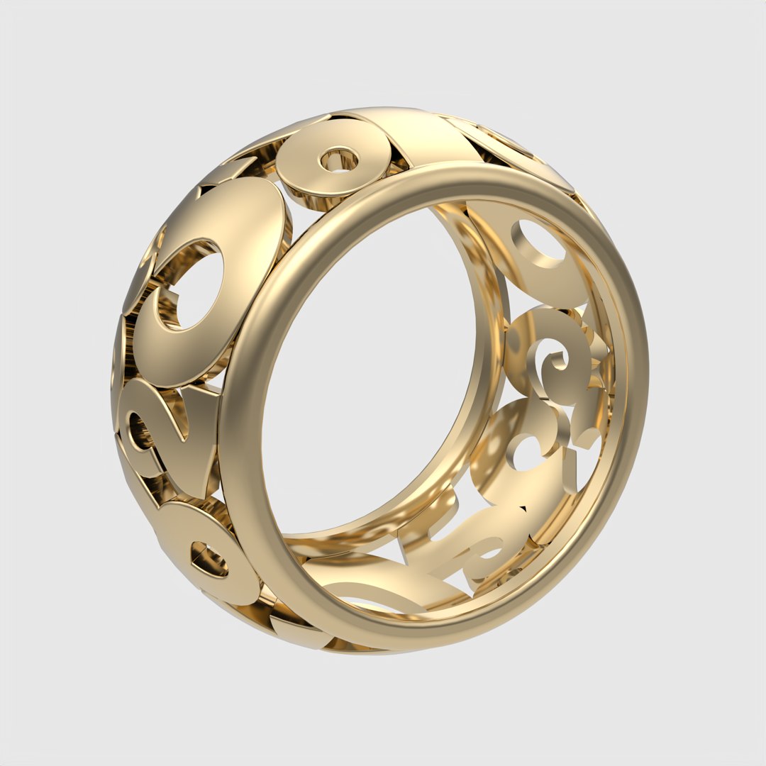 3D Model Numerical Harmony Ring JDBCo - TurboSquid 2341431