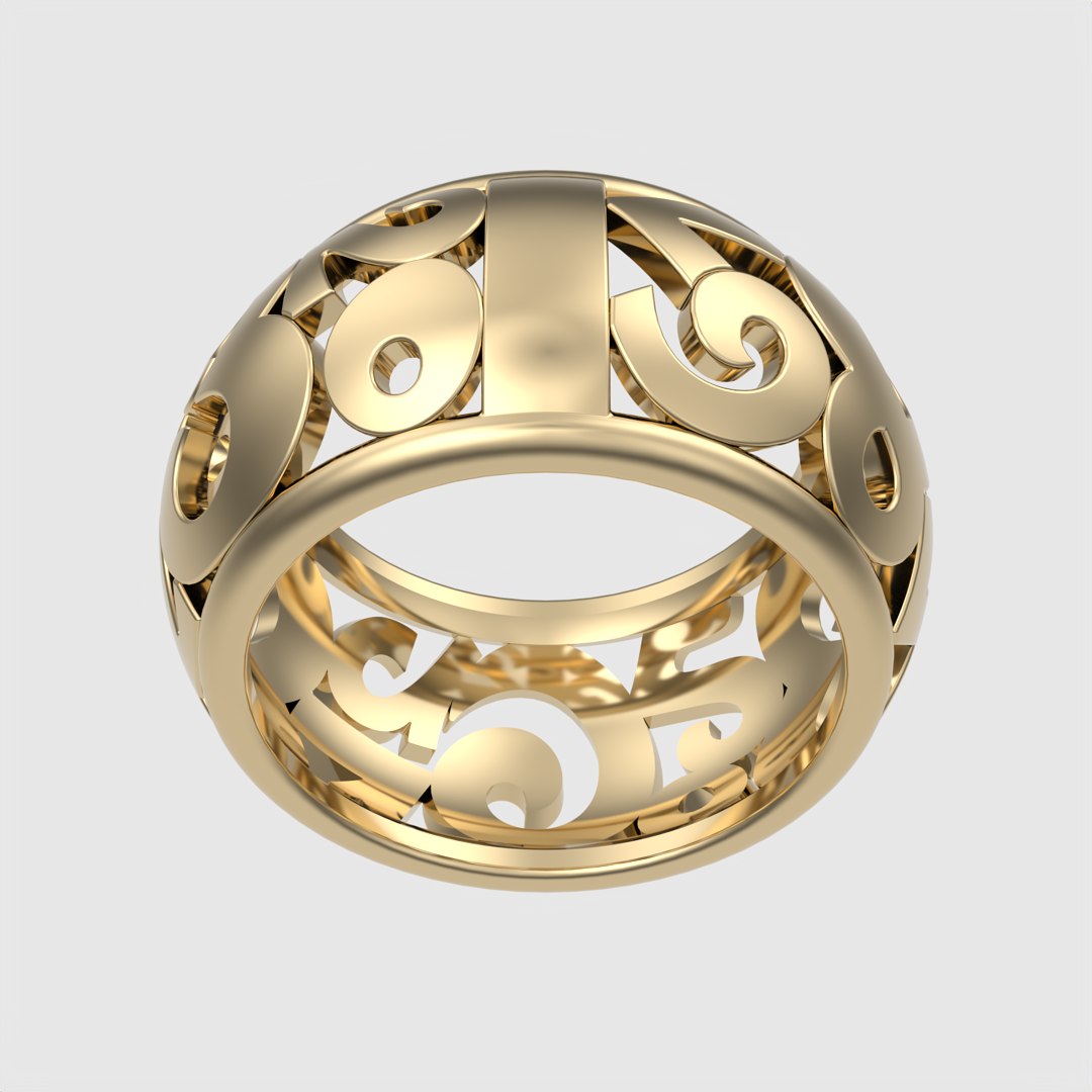 3D Model Numerical Harmony Ring JDBCo - TurboSquid 2341431