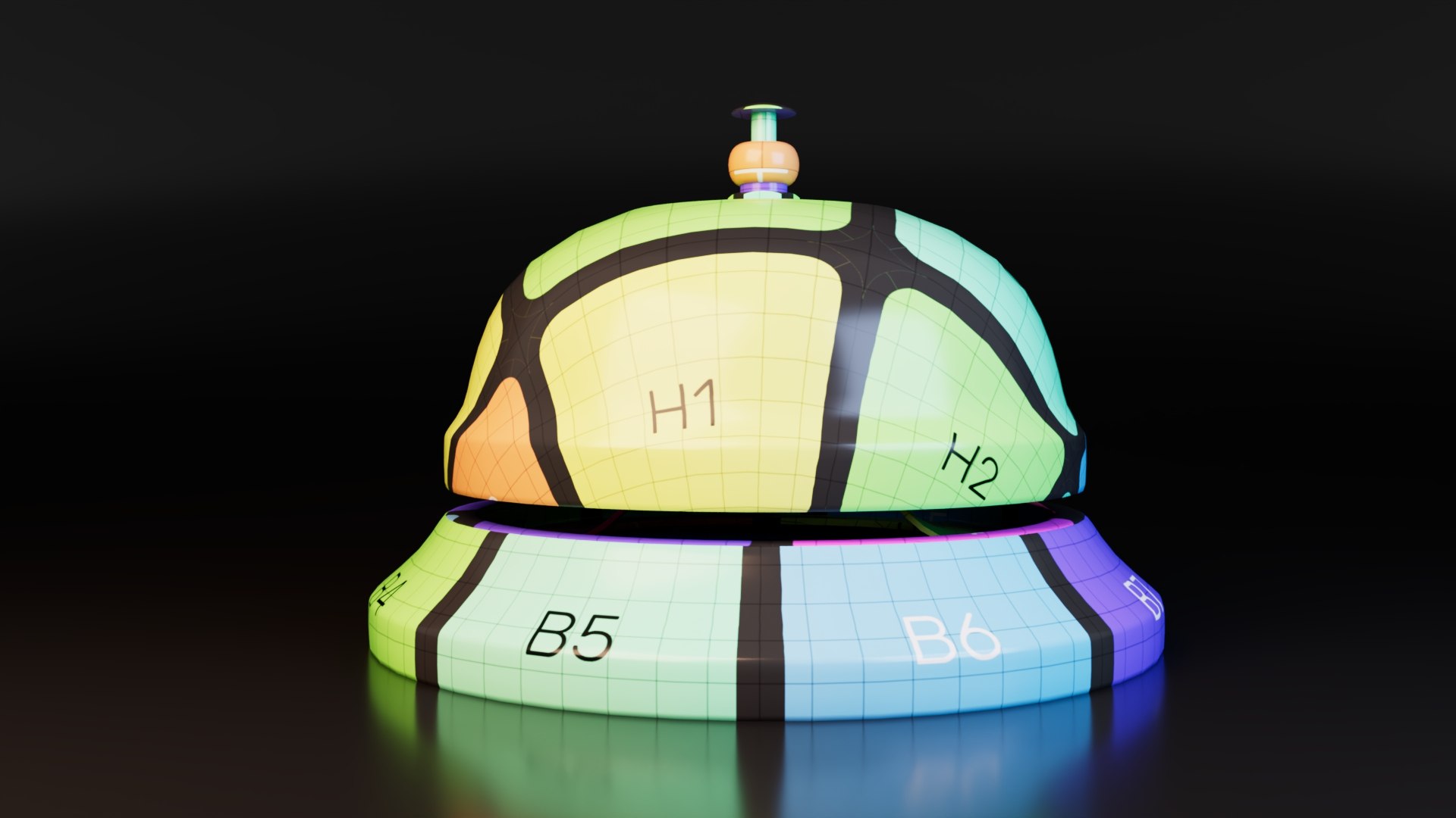 Free Table Bell 3D - TurboSquid 2437569