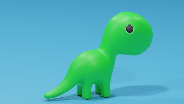 modelo 3d Cartoon Cute Dinosaur Toy 3D model - TurboSquid 1931650