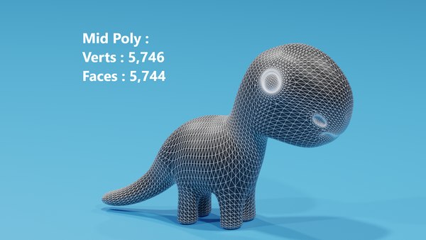Cartoon Cute Dinosaur Toy 3D model 3D 모델 - TurboSquid 1931650