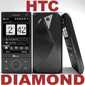 htc touch diamond 3d model
