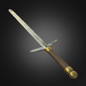 3D sword pbr model