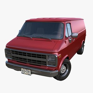 80s generic industrial van PBR