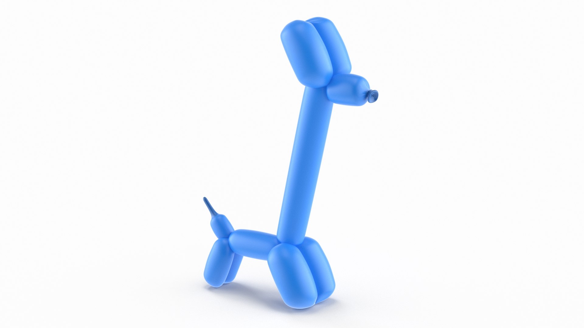 Balloon Animal Giraffe 3D model preview