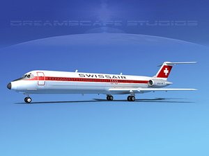 Douglas DC-9-50 swissair