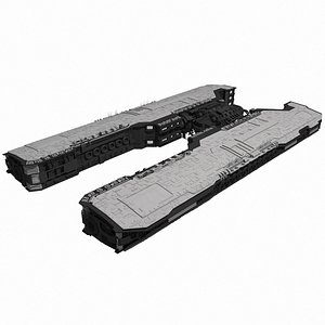 Large Spaceship 2 - Sci Fi Futuristic HD Spacecraft1