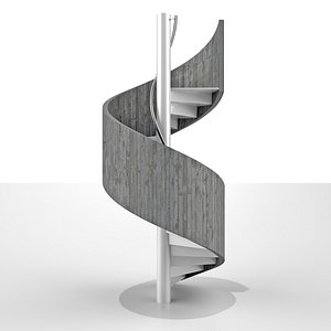 spiral stair 3D model