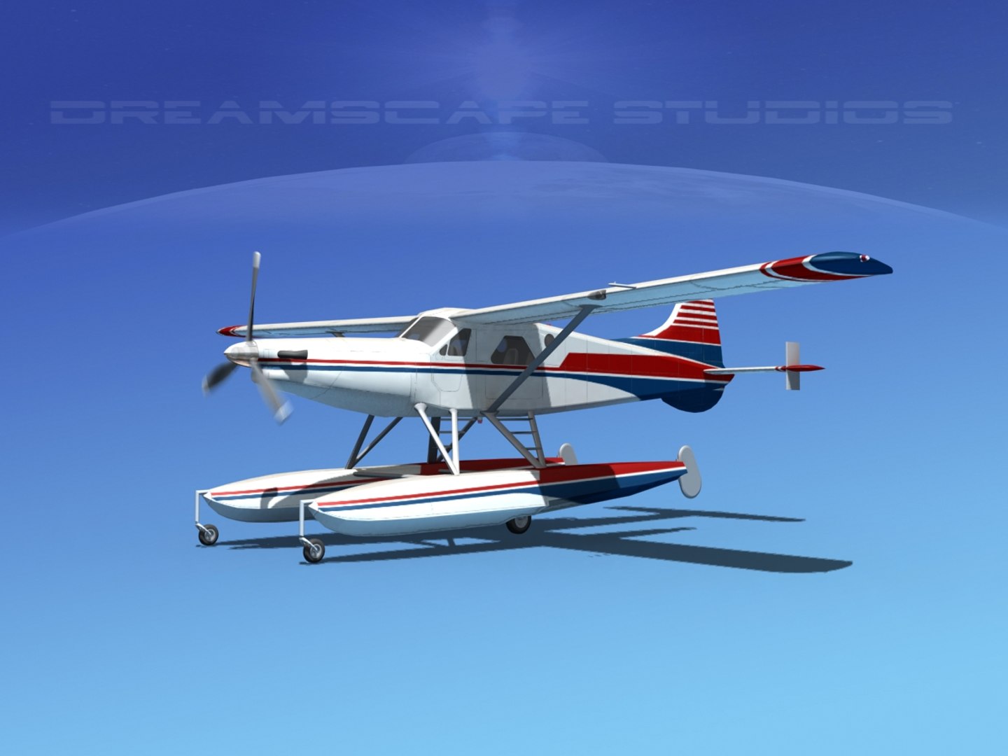 3d Dehavilland Beaver Turboprop Model