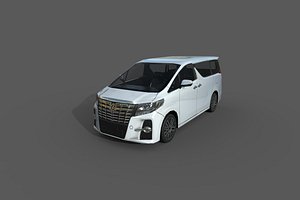 car: toyota alphard 2015 3D model