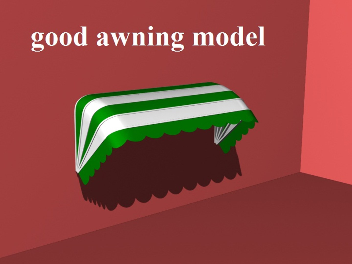 3d Awning Model