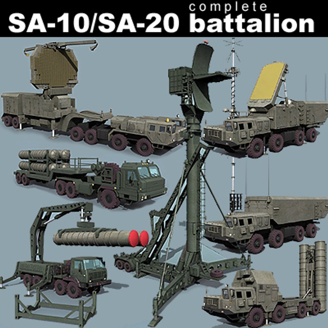 sa10 sa20 battalion transporter 3d model