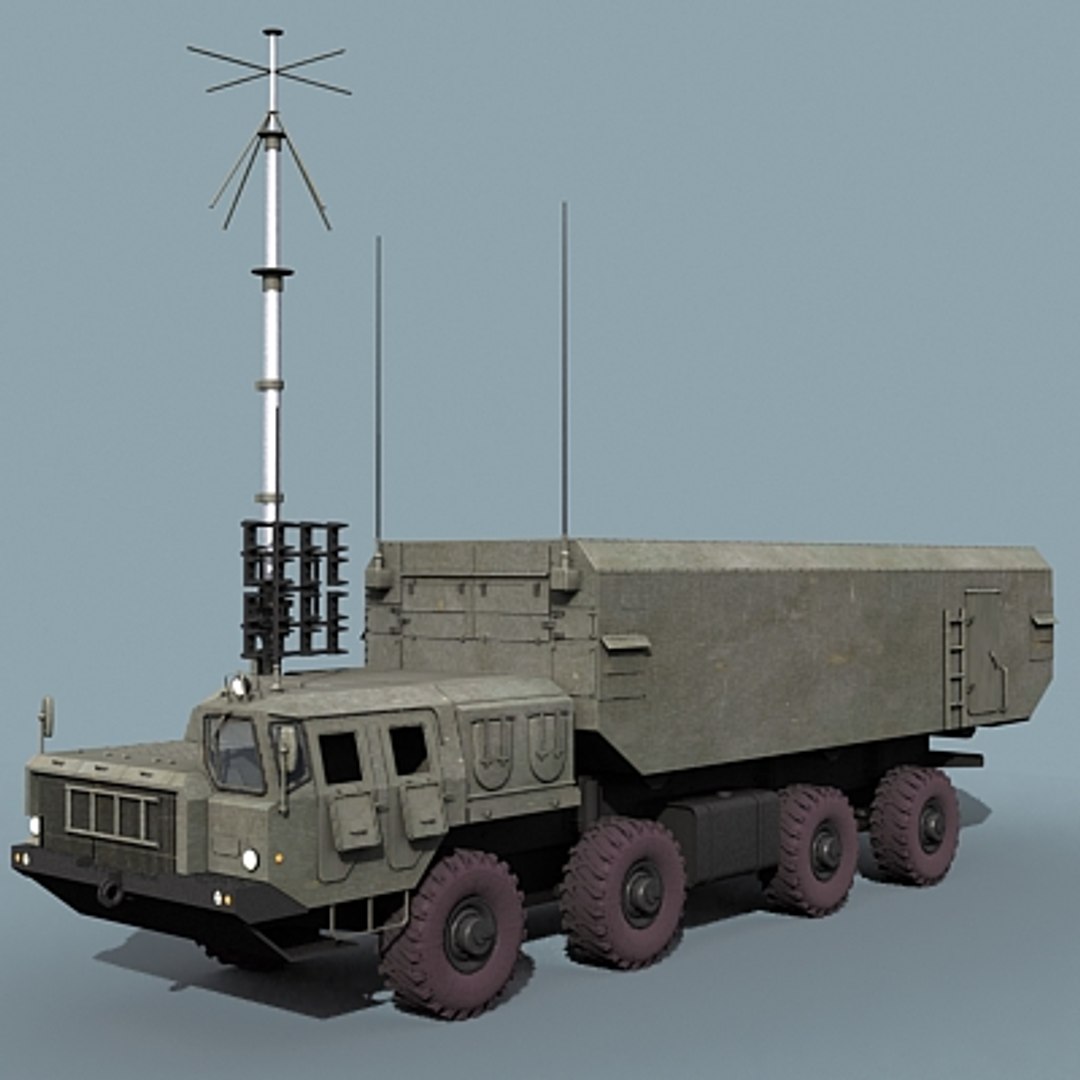 Sa-10 Sa-20 Battalion Transporter 3d Model