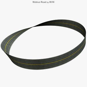 3d model mobius road