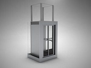 elevator 3d max