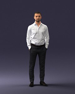 Office man scanned model 0116
