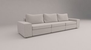 free cloth sofa 3d model