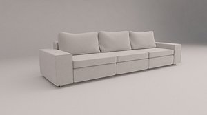 Cloth sofa - 3 places