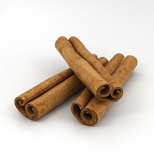 cinnamon sticks 3D
