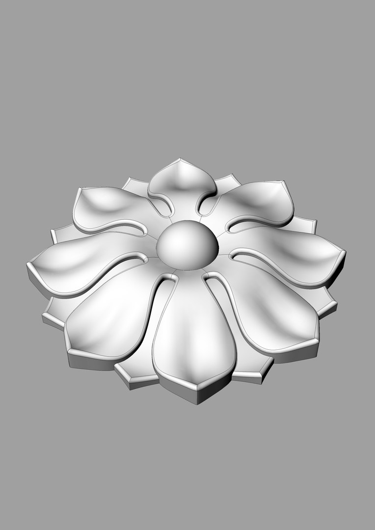 Carved Rosette 3dm Free